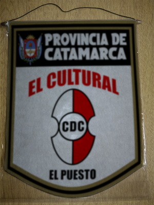BANDERIN 40 CM DORADO CULTURAL EL PUESTO