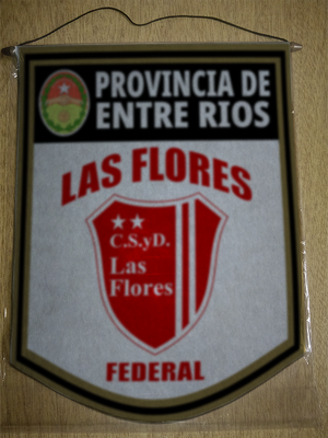 BANDERIN LAS FLORES FEDERAL ENTRE RIOS