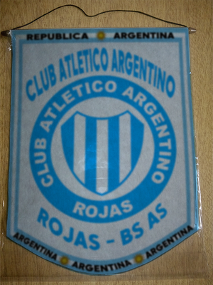 BANDERIN ARGENTINO DE ROJAS