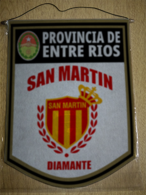 BANDERIN SAN MARTIN DIAMANTE ENTRE RIOS