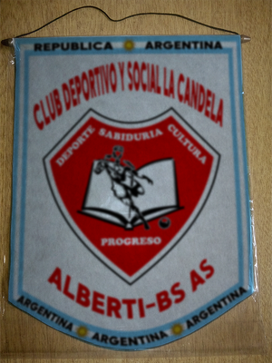 BANDERIN CLUB LA CANDELA ALBERTI