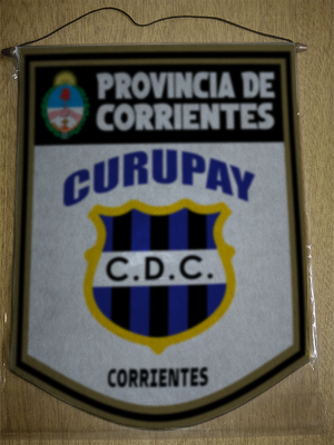 BANDERIN 40CM DORADO DEPORTIVO CURUPAY
