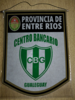 BANDERIN CENTRO BANCARIO GUALEGUAY ENTRE RIOS
