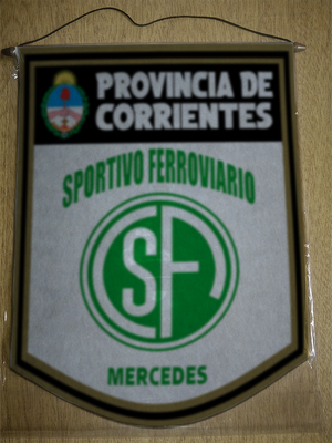 BANDERIN 40CM DORADO SPORTIVO FERROVIARIO MERCEDES