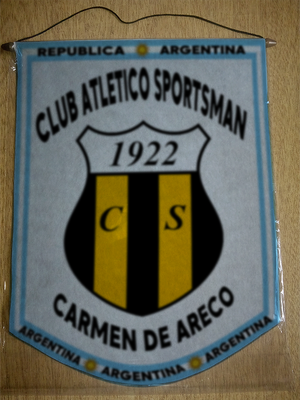 BANDERIN CLUB SPORTSMAN CARMEN DE ARECO