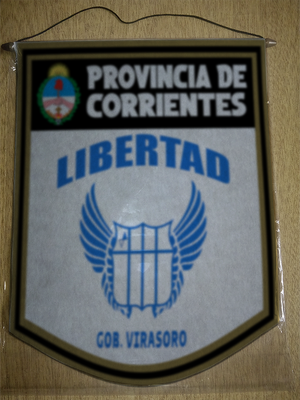 BANDERIN 40CM DORADO LIBERTAD VIRASORO