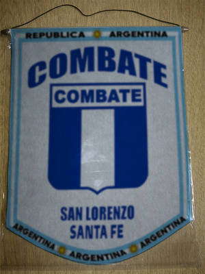 BANDERIN COMBATE SAN LORENZO SANTA FE