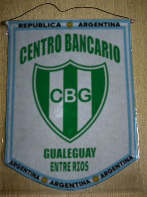 BANDERIN CENTRO BANCARIO GUALEGUAY ENTRE RIOS