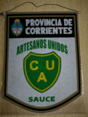 BANDERIN 40CM DORADO ARTESANOS UNIDOS SAUCE