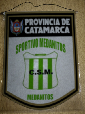 BANDERIN 40 CM DORADO SPORTIVO MEDANITOS