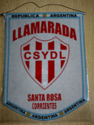 BANDERIN CLUB LLAMARADA SANTA ROSA