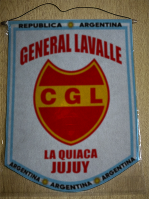 BANDERIN GENERAL LAVALLE LA QUIACA JUJUY