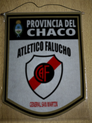BANDERIN 40CM DORADO ATLETICO FALUCHO CHACO