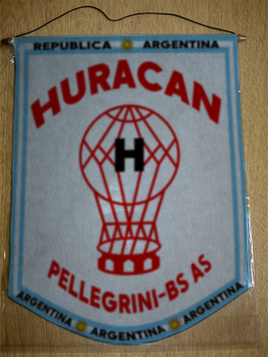 BANDERIN HURACAN DE PELLEGRINI