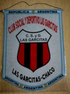 BANDERIN CLUB LAS GARCITAS CHACO