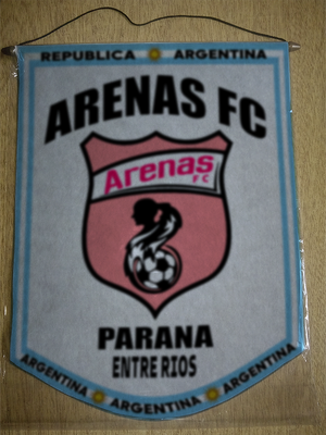 BANDERIN ARENAS FC PARANA ENTRE RIOS