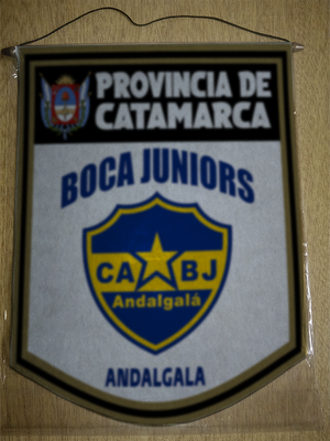 BANDERIN 40 CM DORADO BOCA JUNIORS ANDALGALA