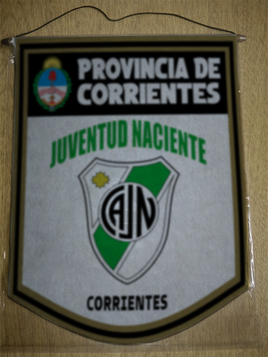 BANDERIN 40CM DORADO JUVENTUD NACIENTE SAN LUIS PALMAR