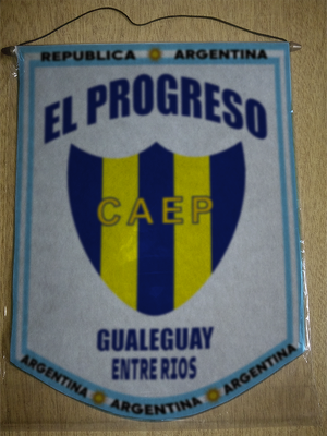 BANDERIN EL PROGRESO GUALEGUAY ENTRE RIOS