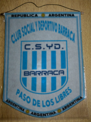 BANDERIN CLUB BARRACA PASO LIBRES