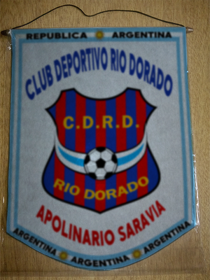 BANDERIN CLUB RIO DORADO APOLINARIO SARAVIA