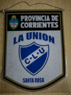 BANDERIN 40CM DORADO CLUB LA UNION SANTA ROSA