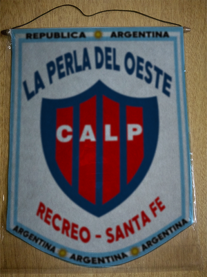BANDERIN LA PERLA DEL OESTE RECREO