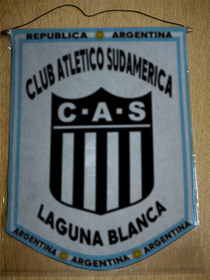 BANDERIN CLUB ATLETICO SUDAMERICA LAGUNA BLANCA