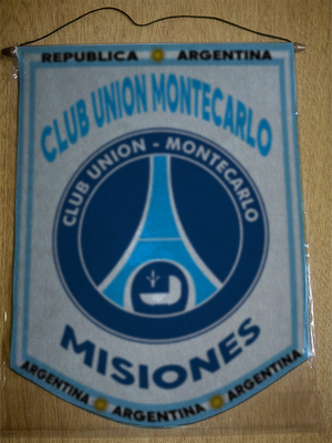 BANDERIN CLUB UNION MONTECARLO MISIONES