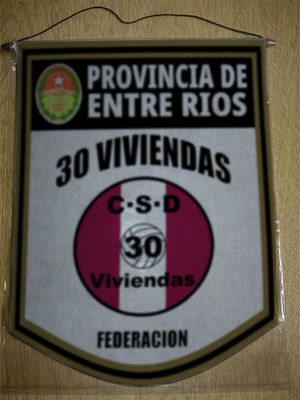BANDERIN 30 VIVIENDAS FEDERACION ENTRE RIOS