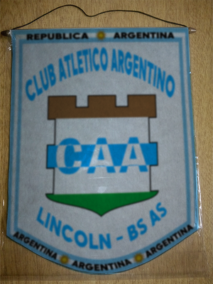 BANDERIN ARGENTINO DE LINCOLN