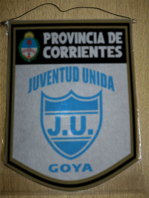 BANDERIN 40CM DORADO JUVENTUD UNIDA GOYA
