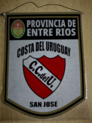 BANDERIN COSTA DEL URUGUAY ENTRE RIOS