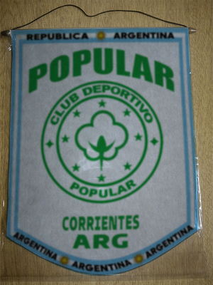 BANDERIN CLUB DEPORTIVO POPULAR CORRIENTES