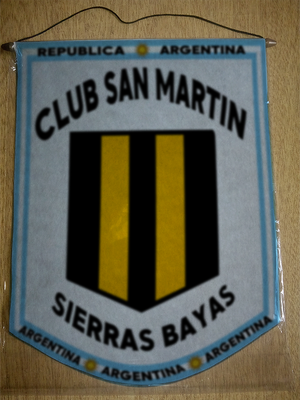 BANDERIN SAN MARTIN SIERRAS BAYAS