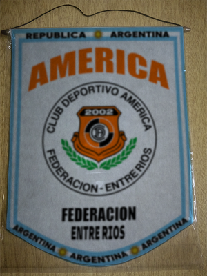 BANDERIN AMERICA FEDERACION ENTRE RIOS