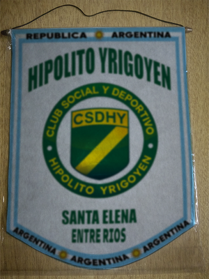 BANDERIN HIPOLITO YRIGOYEN ENTRE RIOS
