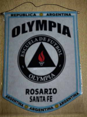 BANDERIN ESCUELA FUTBOL OLYMPIA ROSARIO
