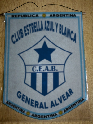 BANDERIN ESTRELLA AZUL Y BLANCA GRAL ALVEAR