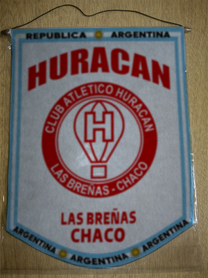 BANDERIN HURACAN LAS BREÑAS CHACO