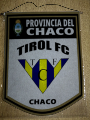 BANDERIN 40CM DORADO TIROL FC CHACO