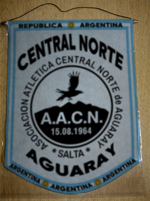 BANDERIN ASOCIACIÓN ATLÉTICA CENTRAL NORTE (AGUARAY)