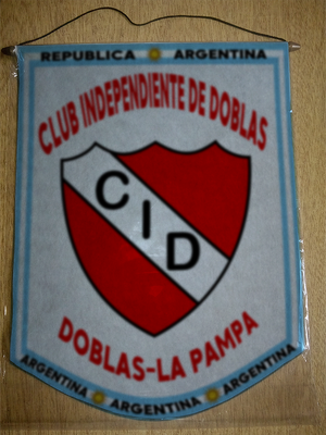 BANDERIN INDEPENDIENTE DE DOBLAS LA PAMPA