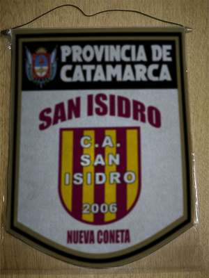BANDERIN 40 CM DORADO SAN ISIDRO NUEVA CONETA