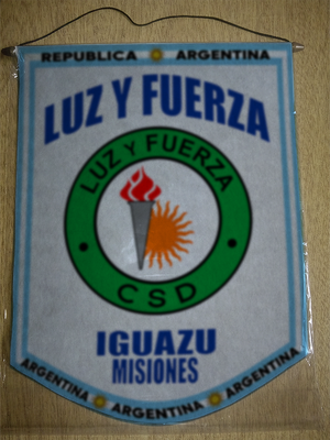 BANDERIN CLUB LUZ Y FUERZA IGUAZU