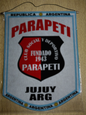 BANDERIN CLUB PARAPETI JUJUY