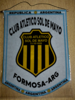 BANDERIN CLUB SOL DE MAYO FORMOSA