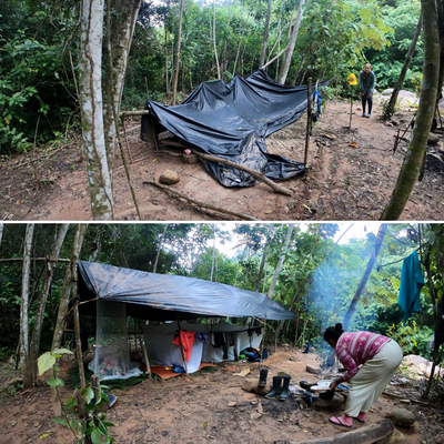 Von Termiten zerstörtes Lager wurde wieder aufgebaut