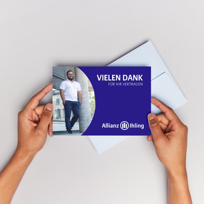 Postkarte Allianz Ihling