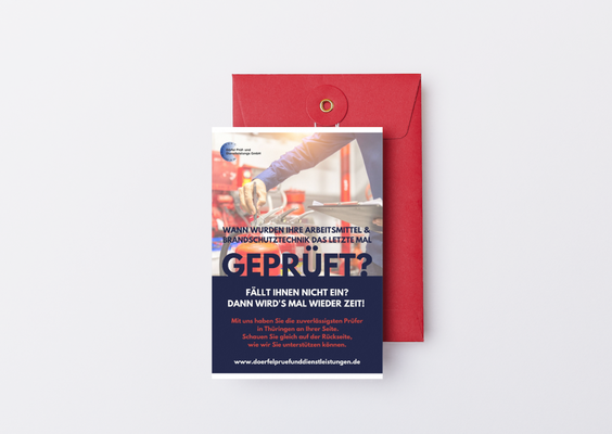 Flyer  Dörfel Prüf-und Dienstleistungs GmbH